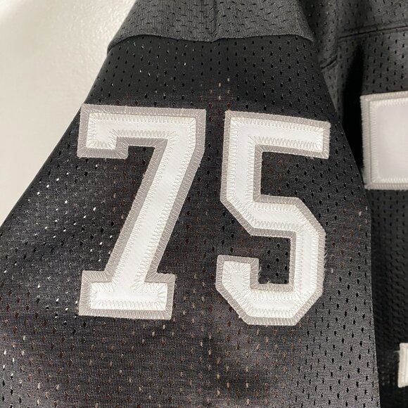 Mitchell & Ness Throwback 1987 Howie Long Oakland Raiders Jersey Size 54 - Picture 5 of 13